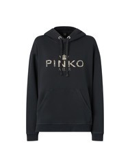 PINKO BASSANI Kapuzenpullover schwarze Limousine - Sweatshirts Damen - 4