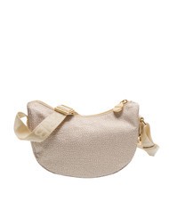 BORBONESE HOBO LUNA MINI ECO LINE Schultertasche Sand - Damentaschen - 3
