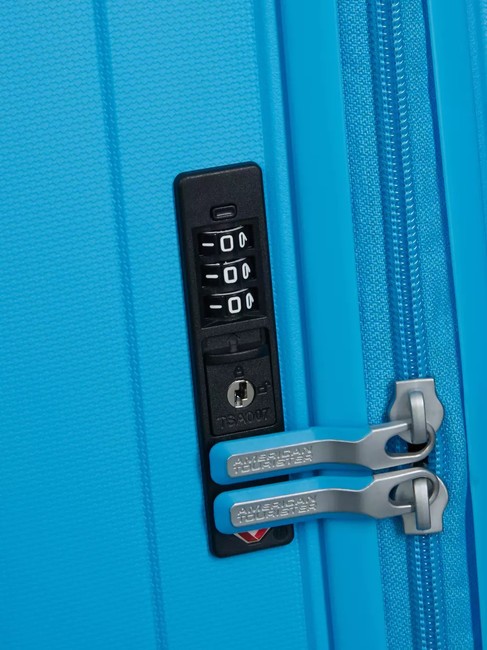 REJOY Mittelgroßer Trolley azurblau - Harte Trolleys