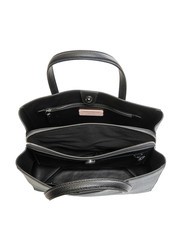 COCCINELLE SWAP Handtasche aus geh&auml;mmertem Leder Schwarz - Damentaschen - 5