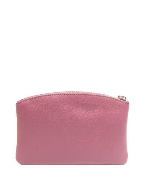 ROUNDED ENVELOPE Clutch aus Leder mit Manschette Fruchtfleisch rosa - Damentaschen