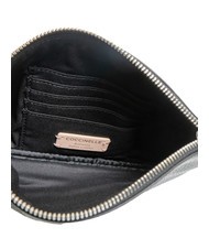 COCCINELLE ROUNDED ENVELOPE Clutch aus Leder mit Manschette Schwarz - Damentaschen - 5