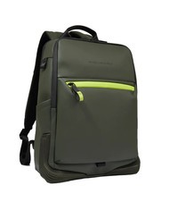 PIQUADRO CORNER SPECIALE GOMMATO  14" PC-Rucksack GRÜN - PC-Rucksäcke - 2