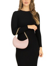 LESAC GIUDITTA Hobo-Tasche aus Leder mit Kette tausendj&auml;hriges Rosa - Damentaschen - 4