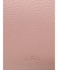 LESAC ALICE Lederhandtasche mit Schultergurt tausendjähriges Rosa - Damentaschen - 7