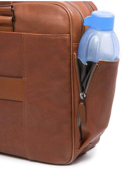 CAMPIONARIO - BLACK SQUARE PC-Aktentasche 15 " LEDER - Arbeitstaschen