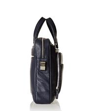PIQUADRO CAMPIONARIO - MODUS Aktentasche aus Leder f&uuml;r PC 14 " Blau - Arbeitstaschen - 4