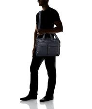 PIQUADRO CAMPIONARIO - MODUS Aktentasche aus Leder f&uuml;r PC 14 " Blau - Arbeitstaschen - 7