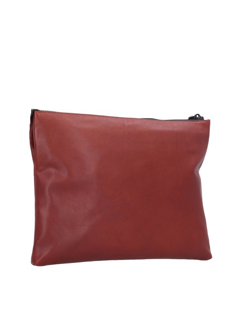 CAMPIONARIO - HARPER Flache Clutch aus Leder LEDER - Tablettmappe &amp; Organizer