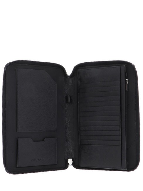 CAMPIONARIO - MODUS Dokumentenhalter aus Leder Schwarz - Tablettmappe &amp; Organizer