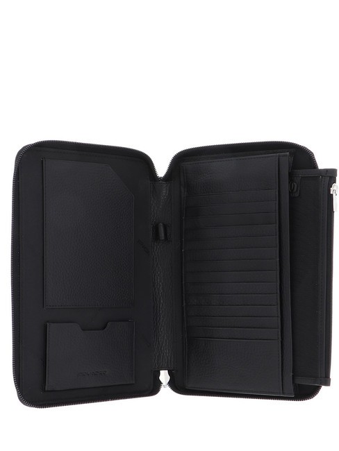 CAMPIONARIO - MODUS Dokumentenhalter aus Leder Schwarz - Tablettmappe &amp; Organizer