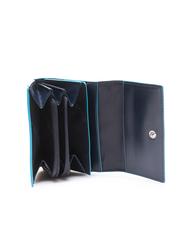 PIQUADRO PIQUADRO Kompakte Brieftasche aus Leder Blau - Brieftaschen Herren - 2
