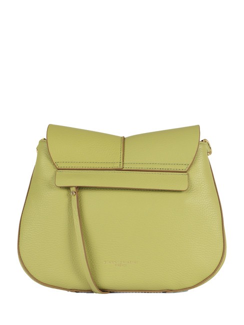 HELENA ROUND Ledertasche mit doppeltem Schultergurt unreif - Damentaschen