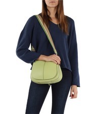 GIANNI CHIARINI HELENA ROUND Ledertasche mit doppeltem Schultergurt unreif - Damentaschen - 6