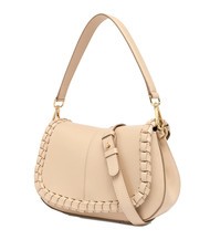 GIANNI CHIARINI HELENA ROUND Ledertasche mit Klappe Creme - Damentaschen - 2