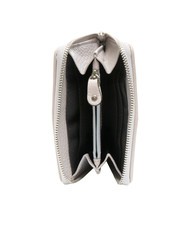 TOSCA BLU SIERRA Mittelgroße Lederbrieftasche mit umlaufendem Reißverschluss EIS - Brieftaschen Damen - 2