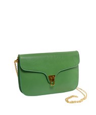 COCCINELLE BEAT ROCK Klappentasche aus rissigem Leder Pfefferminze - Damentaschen - 2