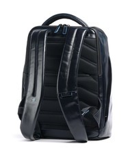 PIQUADRO BLUE SQUARE Lederrucksack, 14-Zoll-Laptophalter Blau - PC-Rucksäcke - 2