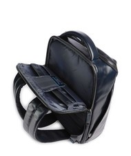 PIQUADRO BLUE SQUARE Lederrucksack, 14-Zoll-Laptophalter Blau - PC-Rucksäcke - 5