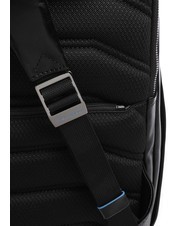 PIQUADRO BLUE SQUARE Lederrucksack, 14-Zoll-Laptophalter Schwarz - PC-Rucksäcke - 3