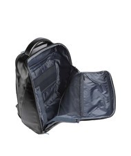 PIQUADRO BLUE SQUARE Lederrucksack, 14-Zoll-Laptophalter Schwarz - PC-Rucksäcke - 4