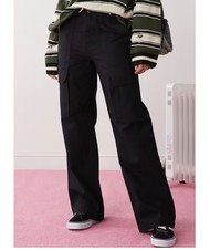 VANS ARROYO WIDE LEG Cargohose mit weitem Bein Schwarz - Damenhosen - 4