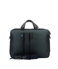 PIQUADRO P16 Aktentasche für PC 15,6 "- iPad 10,5" CHEVRON BLAU - Arbeitstaschen - 4
