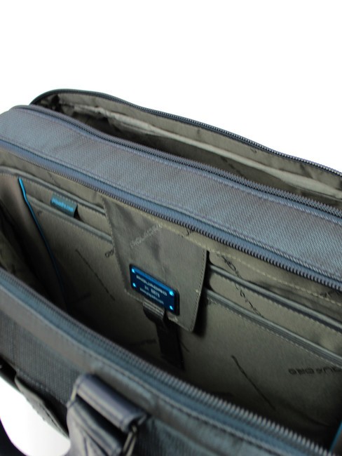 P16 Aktentasche für PC 15,6 "- iPad 10,5" CHEVRON BLAU - Arbeitstaschen