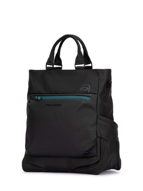 CORNER SPECIALE GOMMATO  13" PC-Aktentasche/Rucksack Schwarz - Arbeitstaschen