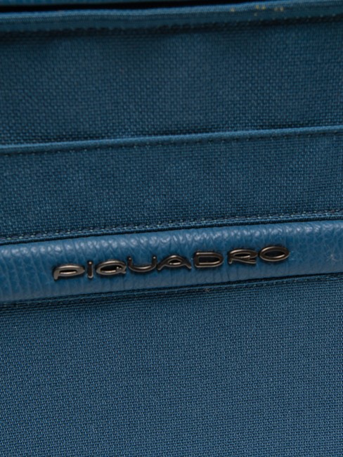 CAMPIONARIO - SIGNO A4-Klemmbrett aus Leder und Stoff Avio - Tablettmappe &amp; Organizer