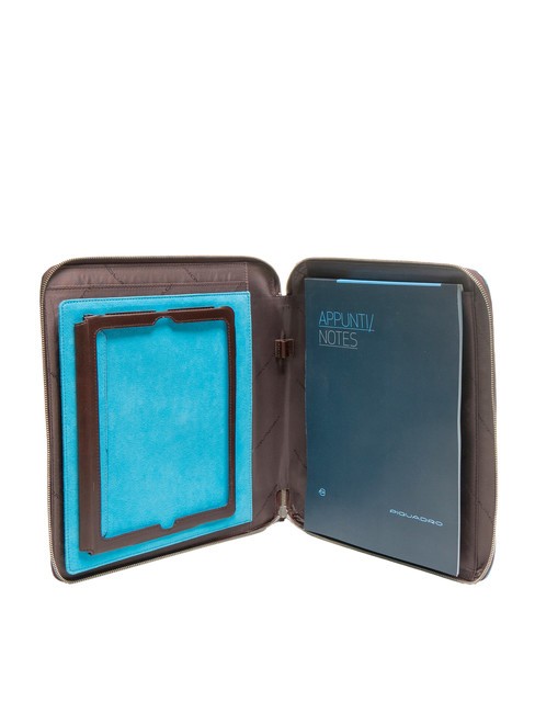 CAMPIONARIO - BLUE SQUARE  BLAUER QUADRATISCHER Notizblock A4 MAHAGONI - Tablettmappe &amp; Organizer