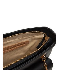 LOVE MOSCHINO HEART CHAIN Schulter-Shopper-Tasche Schwarz - Damentaschen - 4