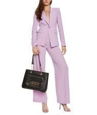 LOVE MOSCHINO HEART CHAIN Schulter-Shopper-Tasche Schwarz - Damentaschen - 5