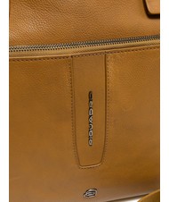 PIQUADRO CAMPIONARIO - IMHO Aktentasche aus Leder f&uuml;r PC 14 " Gelb - Arbeitstaschen - 3