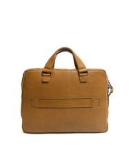 PIQUADRO CAMPIONARIO - IMHO Aktentasche aus Leder f&uuml;r PC 14 " Gelb - Arbeitstaschen - 4