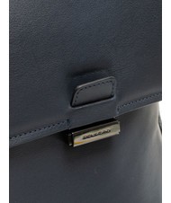 PIQUADRO CAMPIONARIO - DAVID Aktentasche aus Leder f&uuml;r 15,6 "PC Blau - Arbeitstaschen - 3