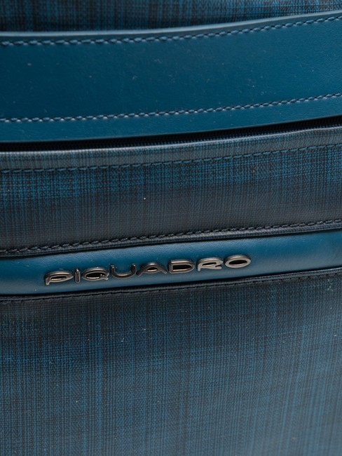 CAMPIONARIO - SIGNO Reisetasche aus geflammtem Stoff und Leder Luftfahrt - Reisetaschen