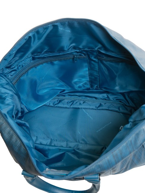 CAMPIONARIO - SIGNO Reisetasche aus geflammtem Stoff und Leder Luftfahrt - Reisetaschen