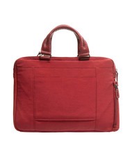 PIQUADRO CAMPIONARIO - SIGNO OUT Aktentasche aus Stoff und Leder, 13-Zoll-St&uuml;ck ROT - Arbeitstaschen - 2