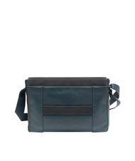 PIQUADRO CAMPIONARIO - CARY Leder-Messenger, 13-Zoll-Laptophalter Blau - Arbeitstaschen - 4