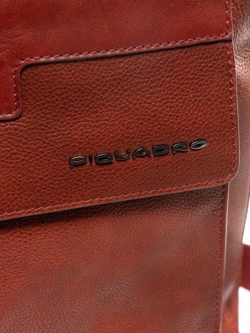 CAMPIONARIO - WOSTOK Aktentasche aus Leder f&uuml;r PC 14 " LEDER - Arbeitstaschen