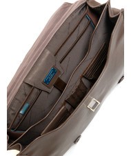 PIQUADRO CAMPIONARIO - MODUS OUT Aktentasche aus Leder, 15,6-Zoll-Laptophalter MORO - Arbeitstaschen - 5