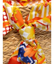 YNOT JAVA Mittelgroße Strandtasche aus Stroh orange - Damentaschen - 3