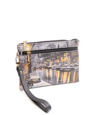 YNOT YESBAG Umschlag-Clutch mit Polyserin Amsterdamer Schnee - Damentaschen - 2