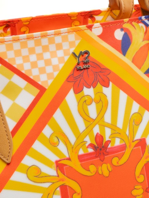 SICILY Große Einkaufstasche für den Strand orange - Damentaschen