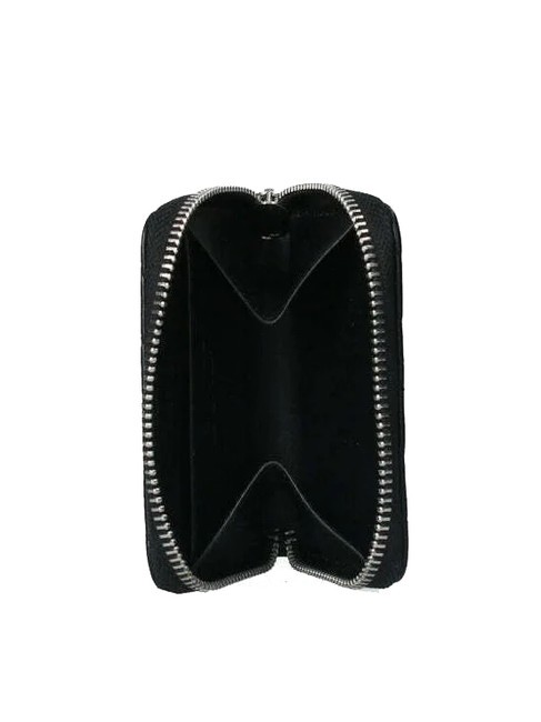 CHARLOTTE Mini-Geldbörse mit Nieten Schwarz - Brieftaschen Damen