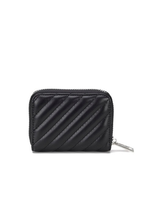CHARLOTTE Mini-Geldbörse mit Nieten Schwarz - Brieftaschen Damen