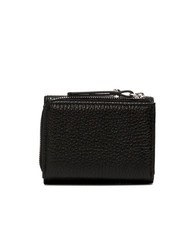 GIANNI CHIARINI WALLETS GRAIN Kleine Geldbörse aus genarbtem Leder Schwarz - Brieftaschen Damen - 5