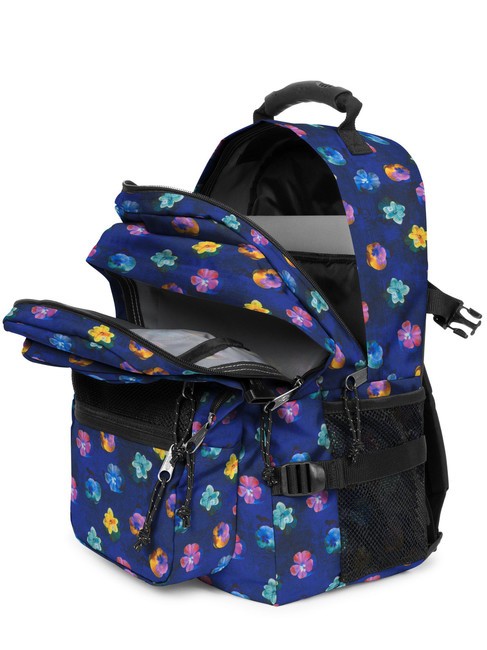 SUPLYER 15,6-Zoll-Laptop-Rucksack Blumenunschärfe Marine - Rucksäcke für Schule &amp; Freizeit