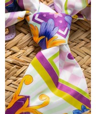 YNOT JAVA Große Strandtasche aus Stroh lila - Damentaschen - 3